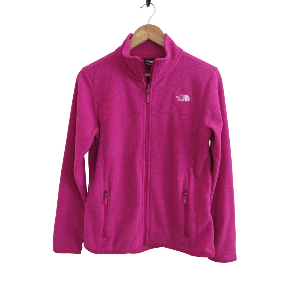 The North Face Full Zip Fleece Jacket‎ Womens Small Fuchsia Pink